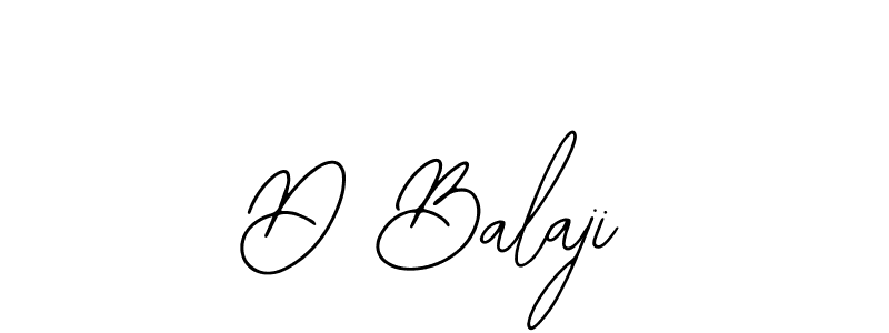 You should practise on your own different ways (Bearetta-2O07w) to write your name (D Balaji) in signature. don't let someone else do it for you. D Balaji signature style 12 images and pictures png