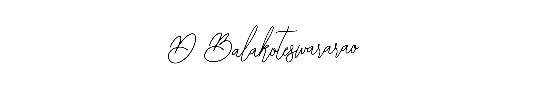 The best way (Bearetta-2O07w) to make a short signature is to pick only two or three words in your name. The name D Balakoteswararao include a total of six letters. For converting this name. D Balakoteswararao signature style 12 images and pictures png