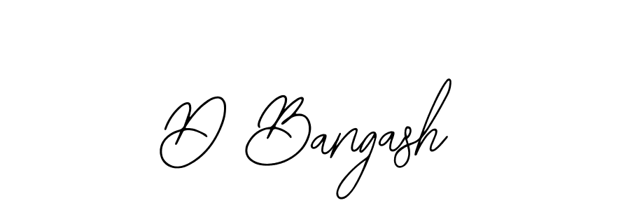 Use a signature maker to create a handwritten signature online. With this signature software, you can design (Bearetta-2O07w) your own signature for name D Bangash. D Bangash signature style 12 images and pictures png