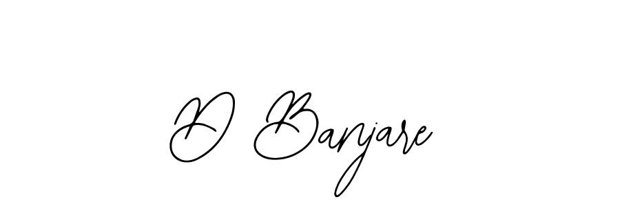 Make a beautiful signature design for name D Banjare. With this signature (Bearetta-2O07w) style, you can create a handwritten signature for free. D Banjare signature style 12 images and pictures png