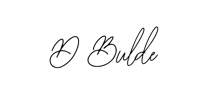 Design your own signature with our free online signature maker. With this signature software, you can create a handwritten (Bearetta-2O07w) signature for name D Bulde. D Bulde signature style 12 images and pictures png