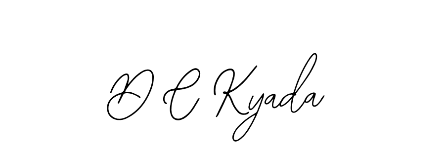 Also we have D C Kyada name is the best signature style. Create professional handwritten signature collection using Bearetta-2O07w autograph style. D C Kyada signature style 12 images and pictures png