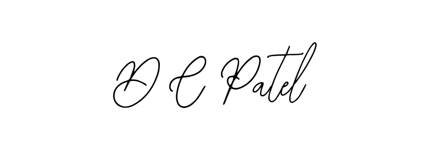 Design your own signature with our free online signature maker. With this signature software, you can create a handwritten (Bearetta-2O07w) signature for name D C Patel. D C Patel signature style 12 images and pictures png