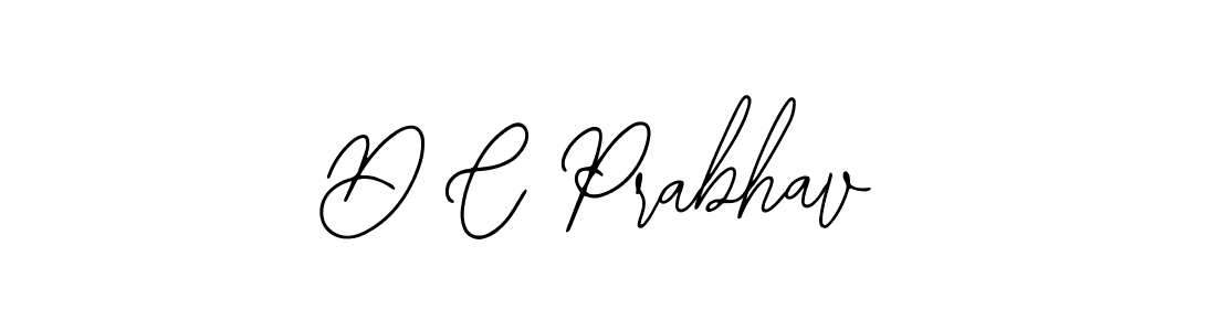 Make a beautiful signature design for name D C Prabhav. With this signature (Bearetta-2O07w) style, you can create a handwritten signature for free. D C Prabhav signature style 12 images and pictures png