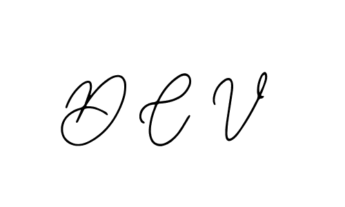 How to make D C V signature? Bearetta-2O07w is a professional autograph style. Create handwritten signature for D C V name. D C V signature style 12 images and pictures png