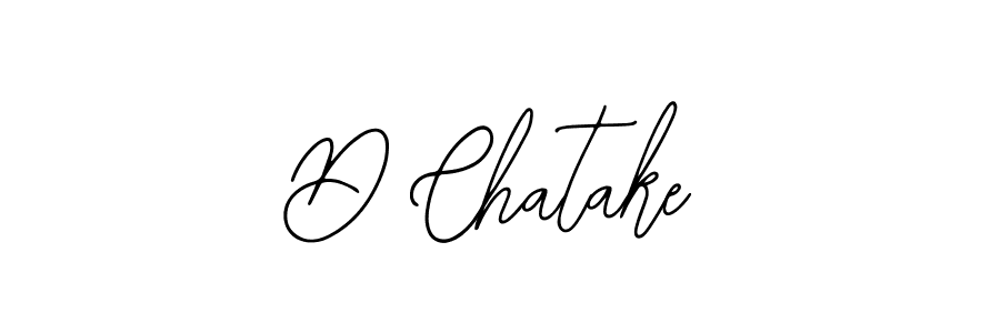 Also You can easily find your signature by using the search form. We will create D Chatake name handwritten signature images for you free of cost using Bearetta-2O07w sign style. D Chatake signature style 12 images and pictures png