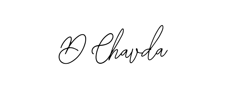 Bearetta-2O07w is a professional signature style that is perfect for those who want to add a touch of class to their signature. It is also a great choice for those who want to make their signature more unique. Get D Chavda name to fancy signature for free. D Chavda signature style 12 images and pictures png