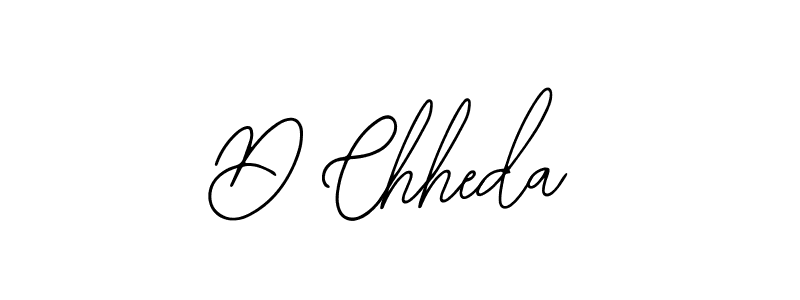 if you are searching for the best signature style for your name D Chheda. so please give up your signature search. here we have designed multiple signature styles  using Bearetta-2O07w. D Chheda signature style 12 images and pictures png