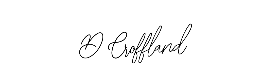Bearetta-2O07w is a professional signature style that is perfect for those who want to add a touch of class to their signature. It is also a great choice for those who want to make their signature more unique. Get D Croffland name to fancy signature for free. D Croffland signature style 12 images and pictures png