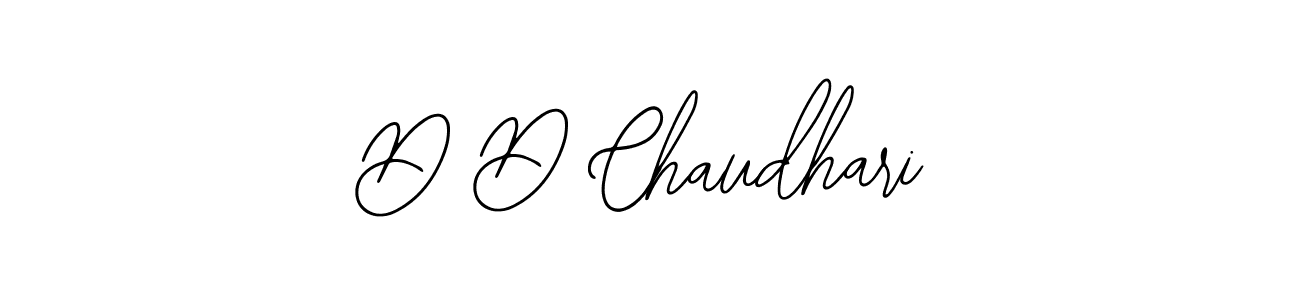 Design your own signature with our free online signature maker. With this signature software, you can create a handwritten (Bearetta-2O07w) signature for name D D Chaudhari. D D Chaudhari signature style 12 images and pictures png