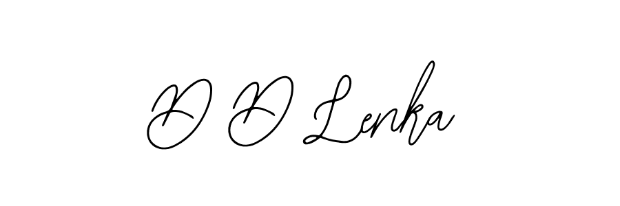 How to Draw D D Lenka signature style? Bearetta-2O07w is a latest design signature styles for name D D Lenka. D D Lenka signature style 12 images and pictures png