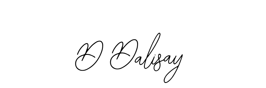 How to make D Dalisay name signature. Use Bearetta-2O07w style for creating short signs online. This is the latest handwritten sign. D Dalisay signature style 12 images and pictures png