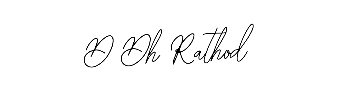 Design your own signature with our free online signature maker. With this signature software, you can create a handwritten (Bearetta-2O07w) signature for name D Dh Rathod. D Dh Rathod signature style 12 images and pictures png