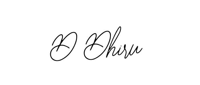 Make a beautiful signature design for name D Dhiru. With this signature (Bearetta-2O07w) style, you can create a handwritten signature for free. D Dhiru signature style 12 images and pictures png