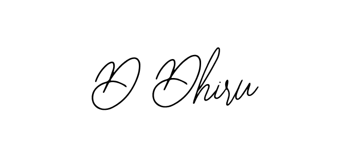 D Dhiru stylish signature style. Best Handwritten Sign (Bearetta-2O07w) for my name. Handwritten Signature Collection Ideas for my name D Dhiru. D Dhiru signature style 12 images and pictures png