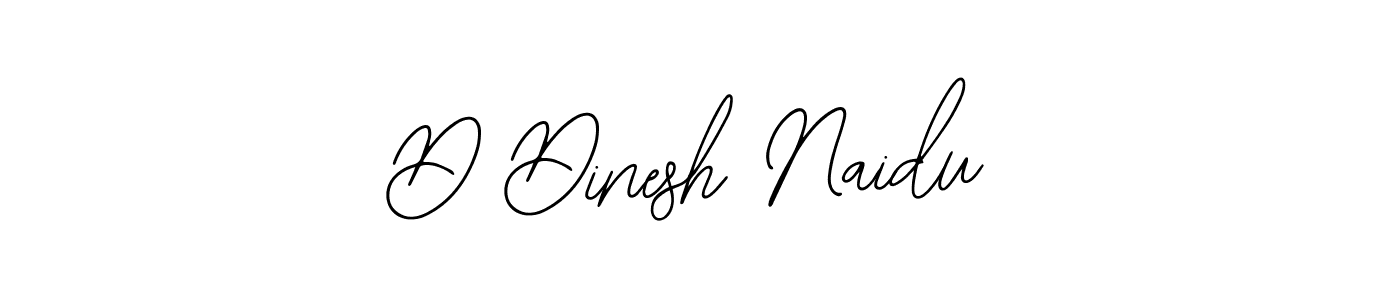 Design your own signature with our free online signature maker. With this signature software, you can create a handwritten (Bearetta-2O07w) signature for name D Dinesh Naidu. D Dinesh Naidu signature style 12 images and pictures png