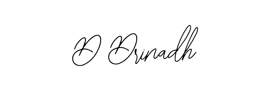 Use a signature maker to create a handwritten signature online. With this signature software, you can design (Bearetta-2O07w) your own signature for name D Drinadh. D Drinadh signature style 12 images and pictures png