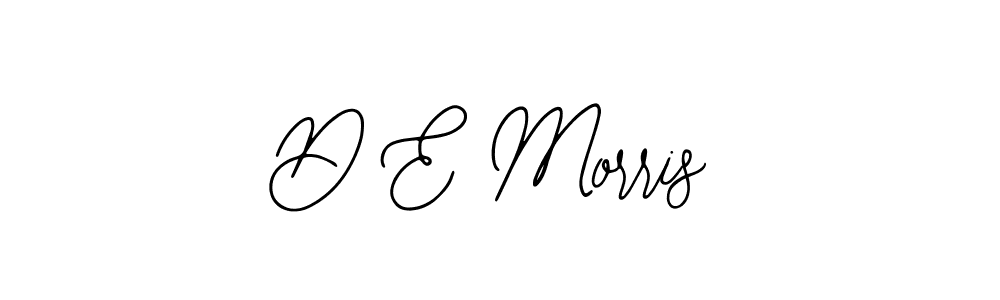 Use a signature maker to create a handwritten signature online. With this signature software, you can design (Bearetta-2O07w) your own signature for name D E Morris. D E Morris signature style 12 images and pictures png