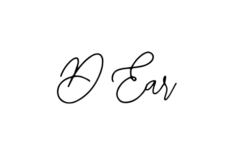 You should practise on your own different ways (Bearetta-2O07w) to write your name (D Ear) in signature. don't let someone else do it for you. D Ear signature style 12 images and pictures png