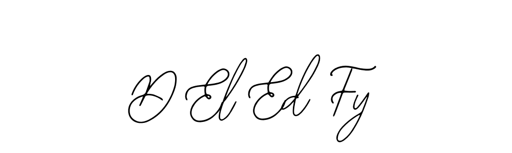 Best and Professional Signature Style for D El Ed Fy. Bearetta-2O07w Best Signature Style Collection. D El Ed Fy signature style 12 images and pictures png