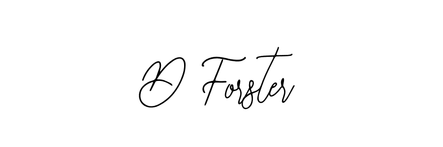 Make a beautiful signature design for name D Forster. With this signature (Bearetta-2O07w) style, you can create a handwritten signature for free. D Forster signature style 12 images and pictures png