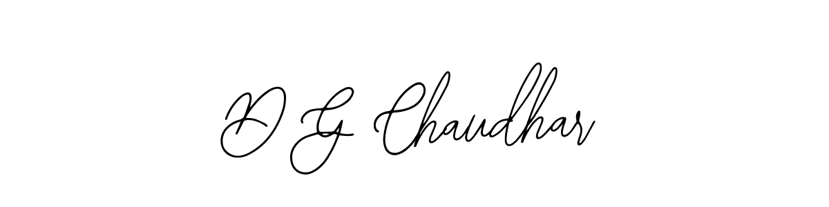 How to make D G Chaudhar name signature. Use Bearetta-2O07w style for creating short signs online. This is the latest handwritten sign. D G Chaudhar signature style 12 images and pictures png