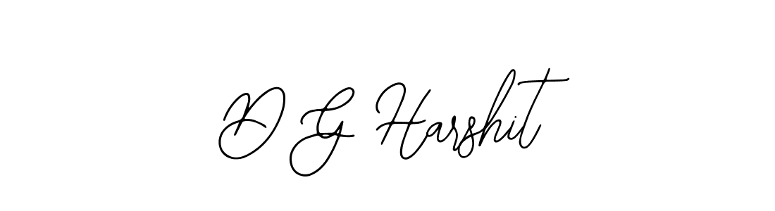 Make a beautiful signature design for name D G Harshit. With this signature (Bearetta-2O07w) style, you can create a handwritten signature for free. D G Harshit signature style 12 images and pictures png