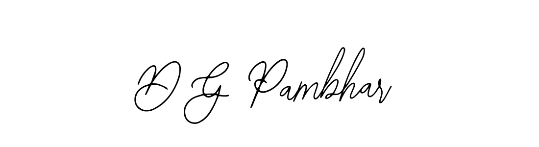 Here are the top 10 professional signature styles for the name D G Pambhar. These are the best autograph styles you can use for your name. D G Pambhar signature style 12 images and pictures png