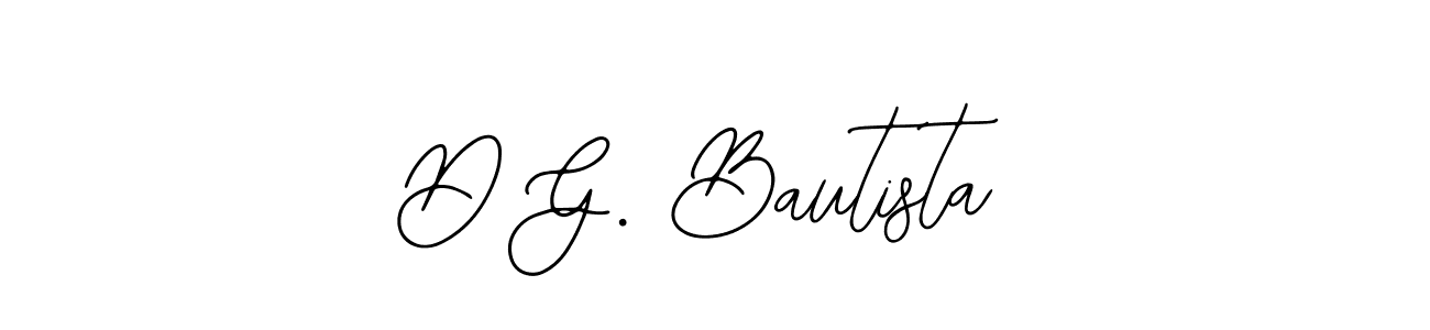 How to Draw D G. Bautista signature style? Bearetta-2O07w is a latest design signature styles for name D G. Bautista. D G. Bautista signature style 12 images and pictures png