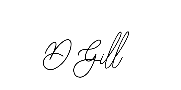 Make a beautiful signature design for name D Gill. With this signature (Bearetta-2O07w) style, you can create a handwritten signature for free. D Gill signature style 12 images and pictures png