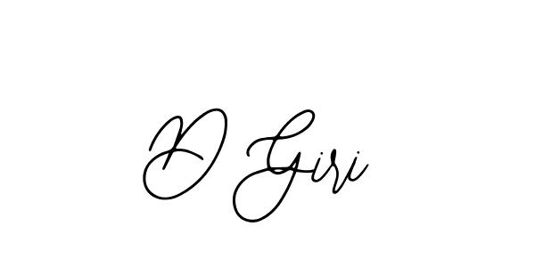 You should practise on your own different ways (Bearetta-2O07w) to write your name (D Giri) in signature. don't let someone else do it for you. D Giri signature style 12 images and pictures png