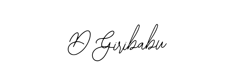 if you are searching for the best signature style for your name D Giribabu. so please give up your signature search. here we have designed multiple signature styles  using Bearetta-2O07w. D Giribabu signature style 12 images and pictures png