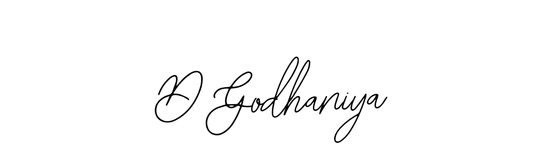 Create a beautiful signature design for name D Godhaniya. With this signature (Bearetta-2O07w) fonts, you can make a handwritten signature for free. D Godhaniya signature style 12 images and pictures png