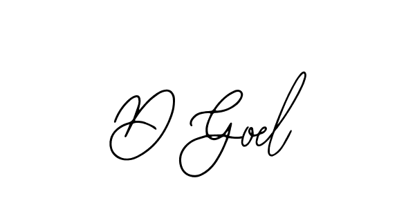 Design your own signature with our free online signature maker. With this signature software, you can create a handwritten (Bearetta-2O07w) signature for name D Goel. D Goel signature style 12 images and pictures png