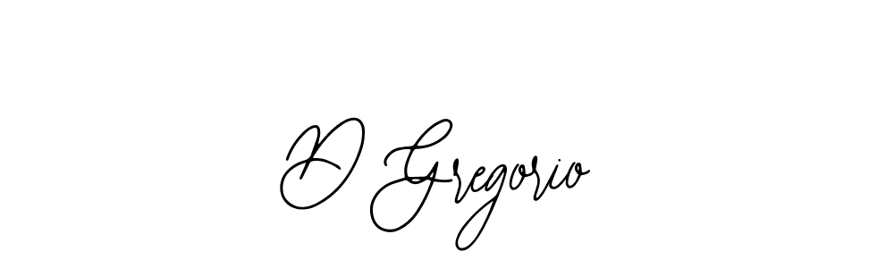 Use a signature maker to create a handwritten signature online. With this signature software, you can design (Bearetta-2O07w) your own signature for name D Gregorio. D Gregorio signature style 12 images and pictures png