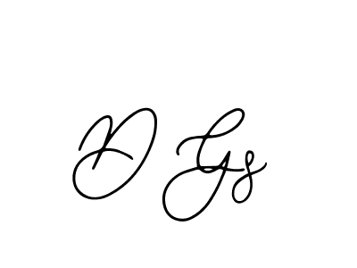 Create a beautiful signature design for name D Gs. With this signature (Bearetta-2O07w) fonts, you can make a handwritten signature for free. D Gs signature style 12 images and pictures png