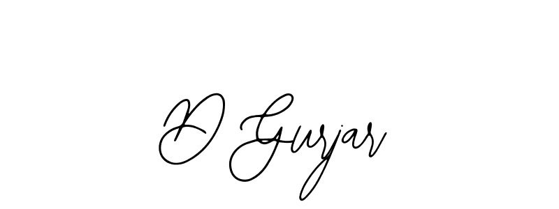 Make a beautiful signature design for name D Gurjar. With this signature (Bearetta-2O07w) style, you can create a handwritten signature for free. D Gurjar signature style 12 images and pictures png