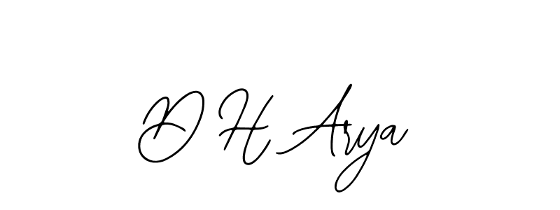 Also we have D H Arya name is the best signature style. Create professional handwritten signature collection using Bearetta-2O07w autograph style. D H Arya signature style 12 images and pictures png