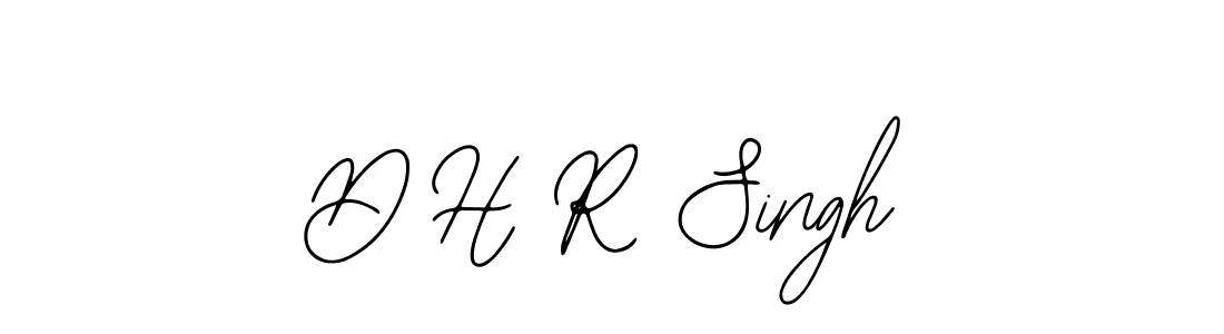 Design your own signature with our free online signature maker. With this signature software, you can create a handwritten (Bearetta-2O07w) signature for name D H R Singh. D H R Singh signature style 12 images and pictures png
