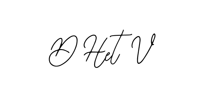 Also You can easily find your signature by using the search form. We will create D Het V name handwritten signature images for you free of cost using Bearetta-2O07w sign style. D Het V signature style 12 images and pictures png