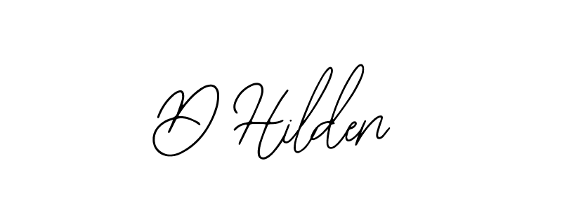 The best way (Bearetta-2O07w) to make a short signature is to pick only two or three words in your name. The name D Hilden include a total of six letters. For converting this name. D Hilden signature style 12 images and pictures png