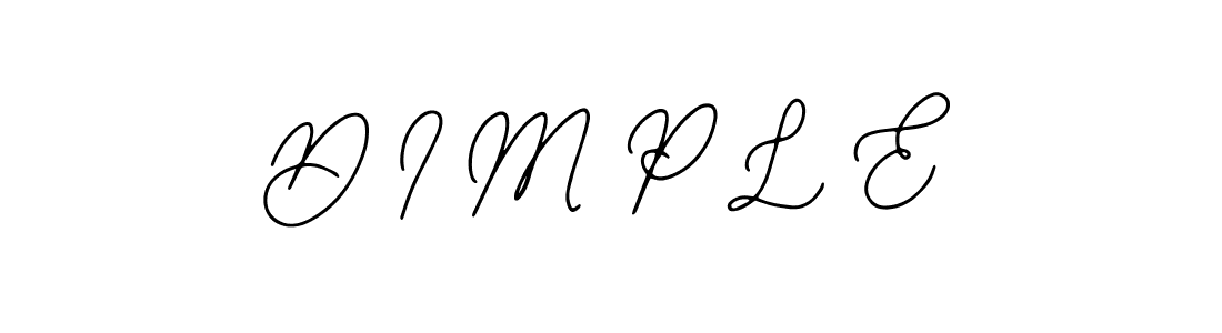 Create a beautiful signature design for name D I M P L E. With this signature (Bearetta-2O07w) fonts, you can make a handwritten signature for free. D I M P L E signature style 12 images and pictures png
