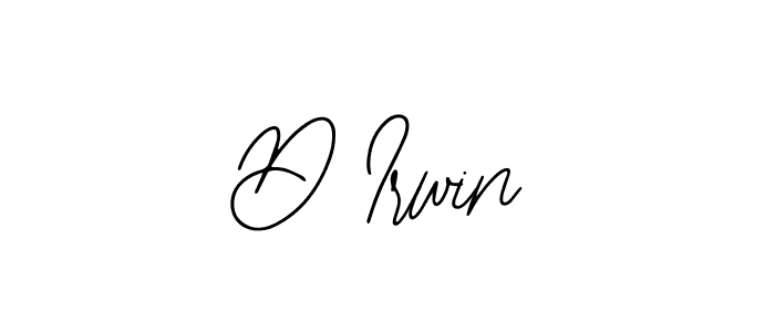 Design your own signature with our free online signature maker. With this signature software, you can create a handwritten (Bearetta-2O07w) signature for name D Irwin. D Irwin signature style 12 images and pictures png