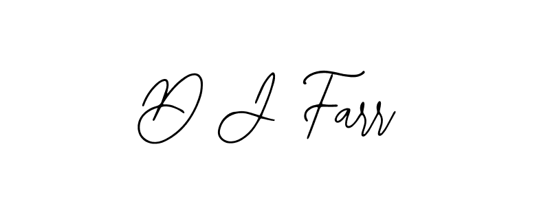 You should practise on your own different ways (Bearetta-2O07w) to write your name (D J Farr) in signature. don't let someone else do it for you. D J Farr signature style 12 images and pictures png