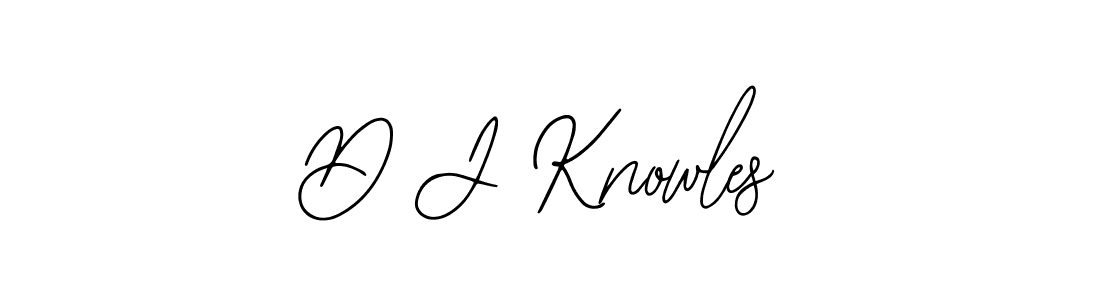 The best way (Bearetta-2O07w) to make a short signature is to pick only two or three words in your name. The name D J Knowles include a total of six letters. For converting this name. D J Knowles signature style 12 images and pictures png