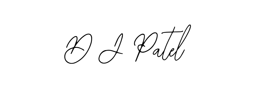 Use a signature maker to create a handwritten signature online. With this signature software, you can design (Bearetta-2O07w) your own signature for name D J Patel. D J Patel signature style 12 images and pictures png