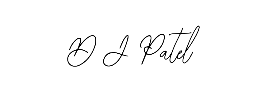 Make a beautiful signature design for name D J Patel. Use this online signature maker to create a handwritten signature for free. D J Patel signature style 12 images and pictures png