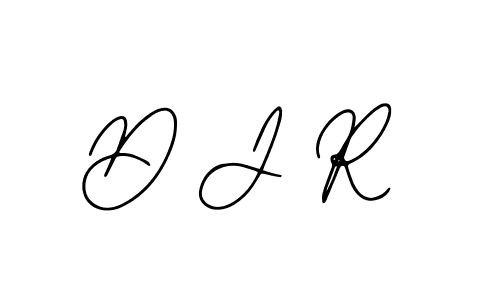 Use a signature maker to create a handwritten signature online. With this signature software, you can design (Bearetta-2O07w) your own signature for name D J R. D J R signature style 12 images and pictures png