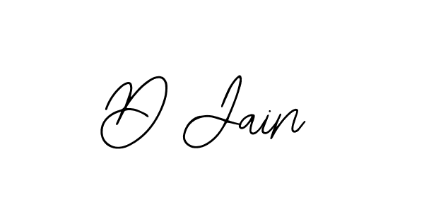 You should practise on your own different ways (Bearetta-2O07w) to write your name (D Jain) in signature. don't let someone else do it for you. D Jain signature style 12 images and pictures png