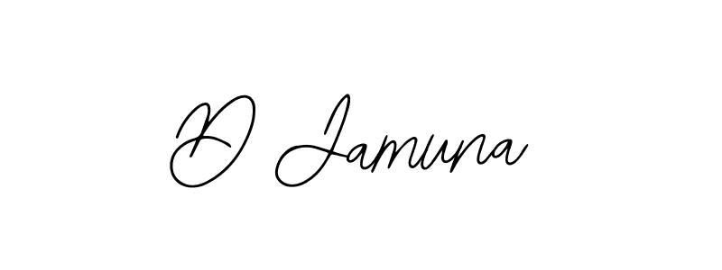 D Jamuna stylish signature style. Best Handwritten Sign (Bearetta-2O07w) for my name. Handwritten Signature Collection Ideas for my name D Jamuna. D Jamuna signature style 12 images and pictures png